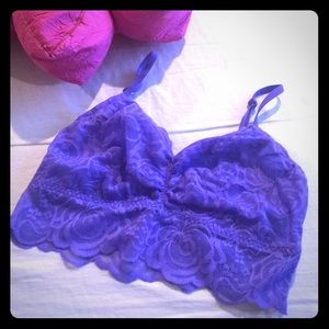 PINK Victoria’s Secret - Purple Lace Bralette